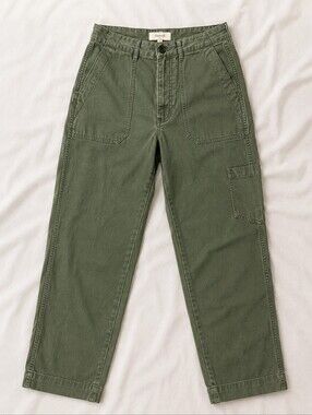 Madewell Ollie Pants Green Chino Utility Size 27